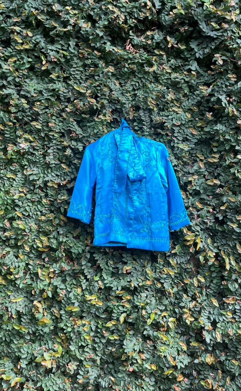 Baju Adat Melayu Biru - Laki Laki