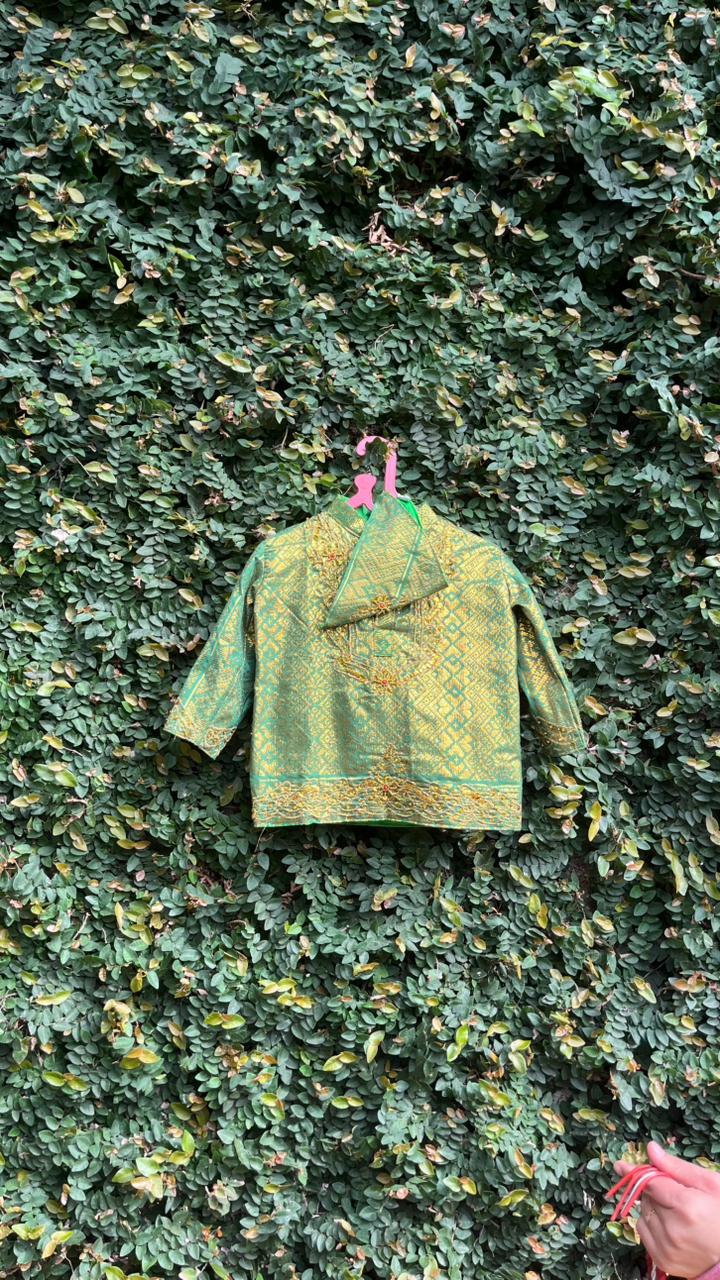 Baju Adat Melayu Hijau - Laki Laki