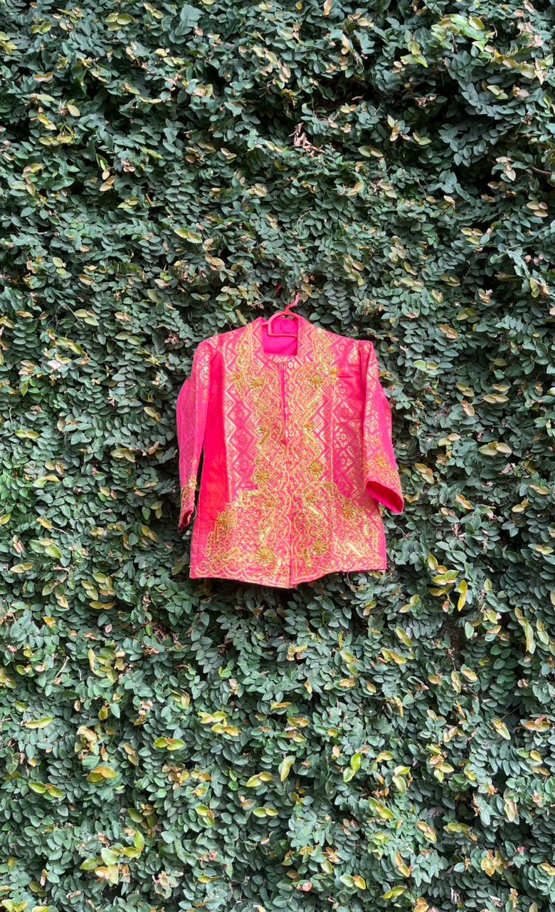Baju Adat Melayu Pink - Perempuan